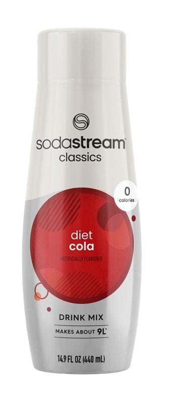 Sodastream Classics 1424221012 Soda Drink Mix, Water, Diet Cola, 14.9 fl-oz Bottle
