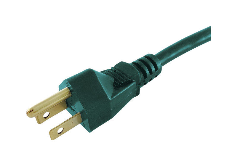 Projex Indoor or Outdoor 40 ft. L Green Extension Cord 16/3 SJTW