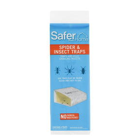 Safer SH400 Home Spider and Insect Trap, Solid, Clear