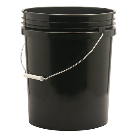 Leaktite-IPL Plastics 1123025 Pail, 5 gal Capacity, HDPE, Black