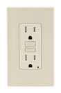 Leviton 15 amps 125 V Light Almond Outlet/Wallplate 5-15R 1 pk