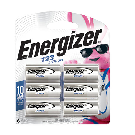 Energizer Lithium 123 3 V Camera Battery 6 pk, Pack of 6