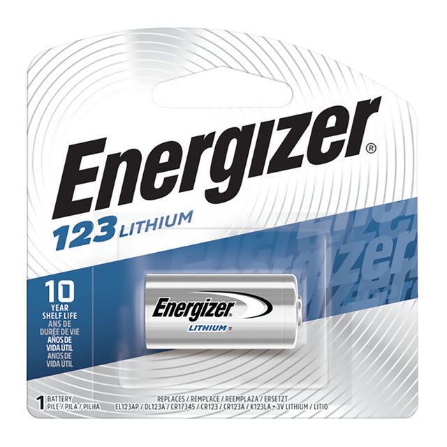 Energizer Lithium 123 3 V Camera Battery 1 pk, Pack of 6
