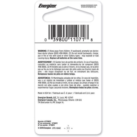 Energizer Silver Oxide 379 1.5 V 0.01 mAh Electronic/Watch Battery 1 pk