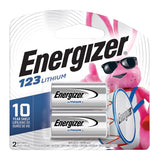 Energizer Lithium 123 3 V 1.5 mAh Camera Battery 2 pk