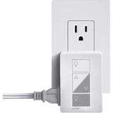 Lutron Caseta White 100 W Plug-In Smart-Enabled Dimmer Switch w/Remote Control 1 pk