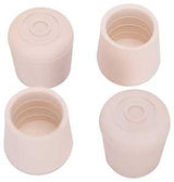 ProSource FE-50647-PS Furniture Leg Tip, Round, Rubber, White, 1-1/4 in Dia, 1-5/8 in H