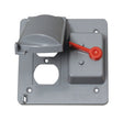 Sigma Engineered Solutions Square Plastic 2 gang 4.84 in. H X 4.84 in. W Combo Box Cover