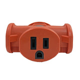 Projex Grounded 3 outlets Triple Tap Adapter 1 pk