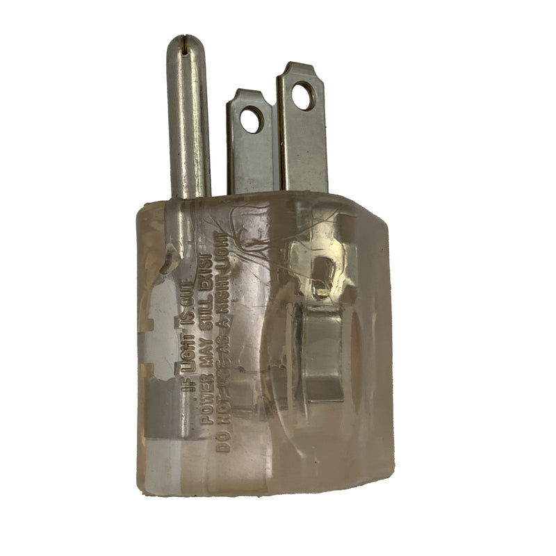 Projex Grounded 1 outlets Adapter w/Light 1 pk