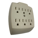 Projex Grounded 6 outlets Adapter 1 pk