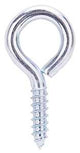 ProSource LR207 Screw Eye, 7.55 mm Dia Wire, 9.3 mm Thread, 1 in L Thread, 2-7/8 in OAL, 286 lb Working Load, Steel, Pack of 20