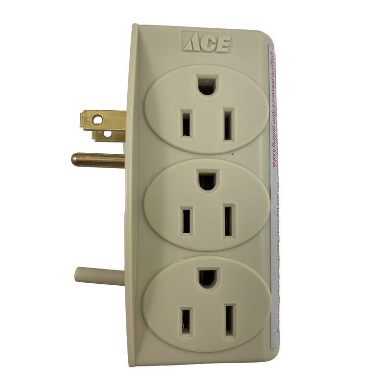 Projex Grounded 6 outlets Adapter 1 pk