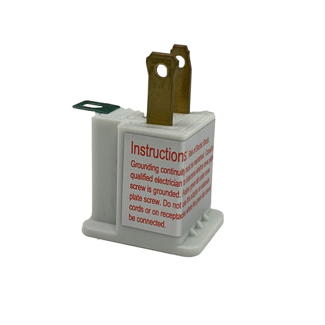Projex Grounded 1 outlets Grounding Adapter 1 pk, Pack of 25