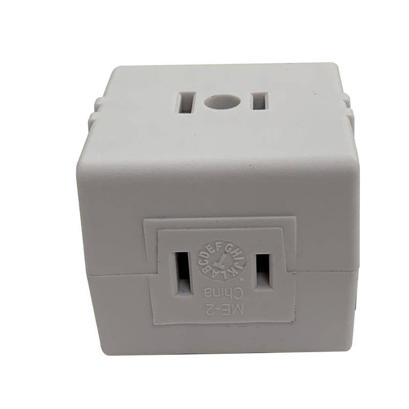 Projex Polarized 3 outlets Cube Adapter 1 pk, Pack of 10