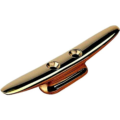 Sea-Dog 042103 Closed Base Brass Cleat, 3-3/16", Bulk
