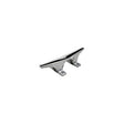 Sea-Dog 0441041 4-Hole Cleat, Chrome Zinc, 4-1/2", Carded