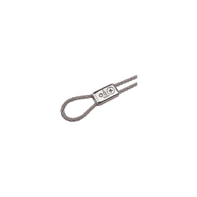 Chrome Plated Zinc Cable Clamp, Pair