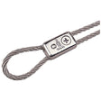 Chrome Plated Zinc Cable Clamp, Bulk