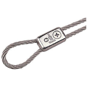 Chrome Plated Zinc Cable Clamp, Bulk