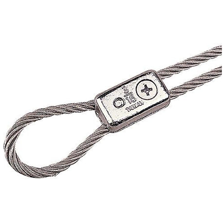 Chrome Plated Zinc Cable Clamp, Bulk