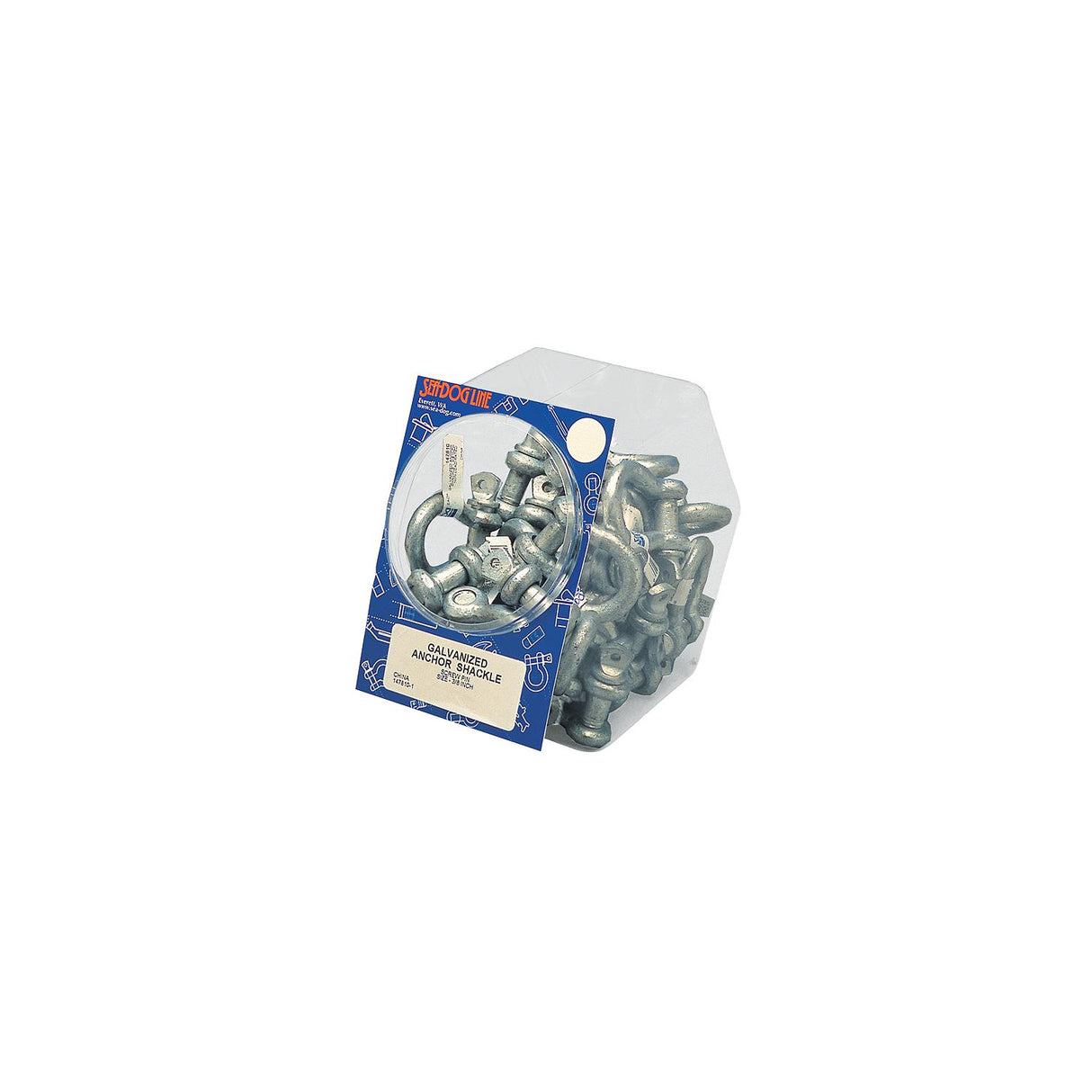 3/8" Galvanized Anchor Shackles, 30 Pieces