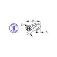 Sea-Dog 151105 Snap Hook With Eye Insert, 4″, Bulk