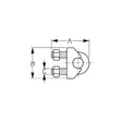 Sea-Dog 1591061 Wire Rope Clamp, 1/4″