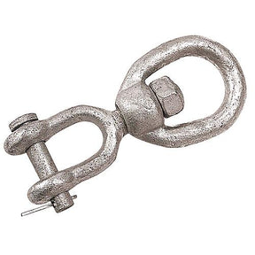 Sea-Dog 181210 Galvanized Jaw & Eye Swivel, 3/8″, Bulk