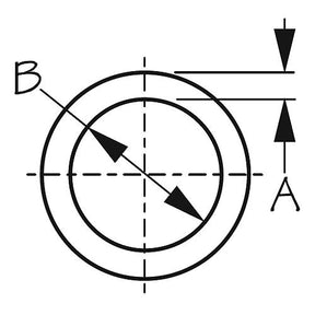 Sea-Dog 191632 Stainless Steel Ring, 3/8" x 3-1/4"