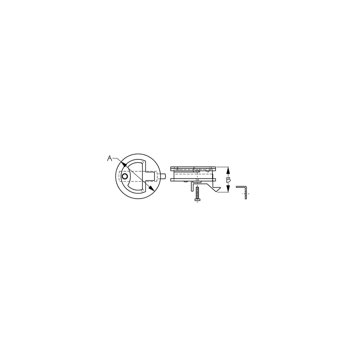 SeaDog Watertight Slam Latch - Investment Cast 316 Stainless - 1/8″ Fastener - 2″ Diameter