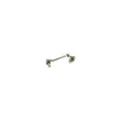 SeaDog 222090 Gooseneck Hook &amp; Swivel, Chrome/Brass, 5-5/8"