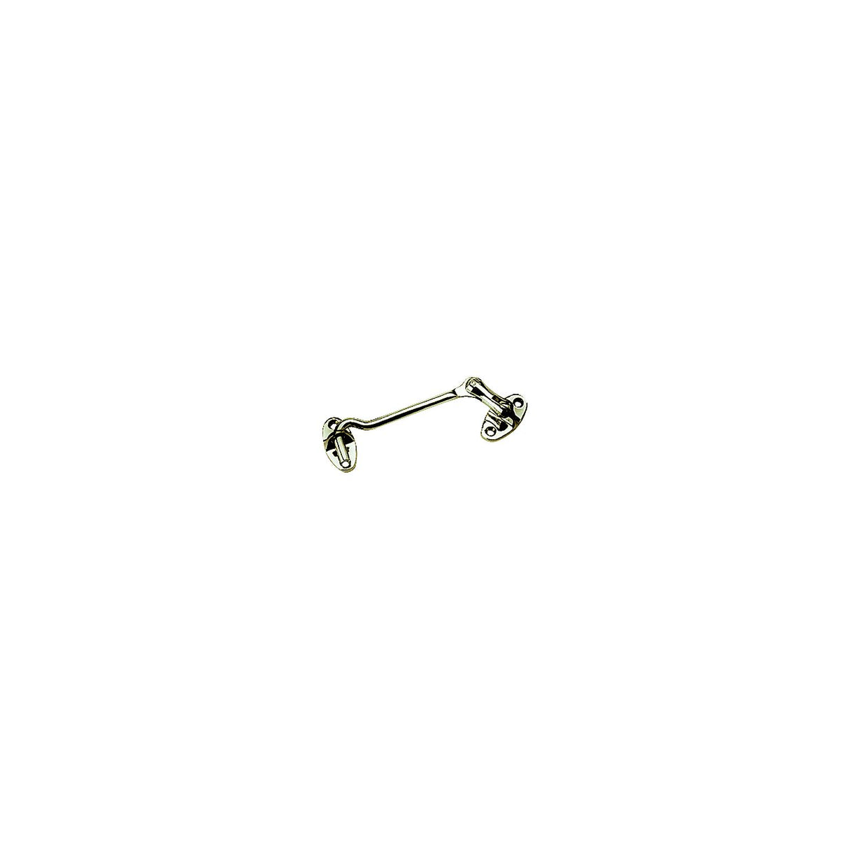 SeaDog 222090 Gooseneck Hook &amp; Swivel, Chrome/Brass, 5-5/8"