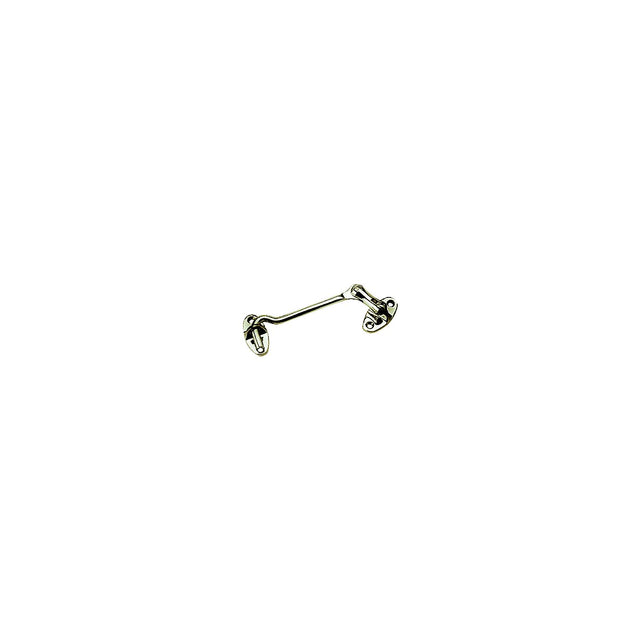 SeaDog 222090 Gooseneck Hook &amp; Swivel, Chrome/Brass, 5-5/8"