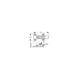 Sea-Dog 2221101 Anti-Rattle Fastener, Chrome/Brass, Carded