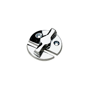 Sea-Dog 2223601 Door Stop Button, Chrome/Brass