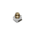 Sea-Dog 2243031 Push Button Rim Latch, Brushed Brass
