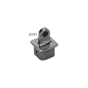 Internal Square Eye End, 7/8" x 7/8" Stainless, Each