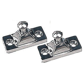 Side Mount Deck Hinge, 2-Hole Stainless. Each