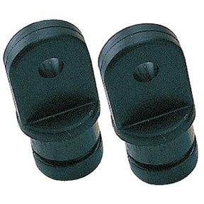 Internal Eye End, 3/4" Black, Pair