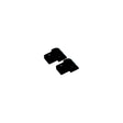 Track End Cap Insert .85 Black