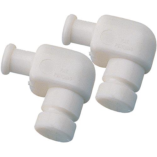 90 Deg Inside Eye End White 2/Cd