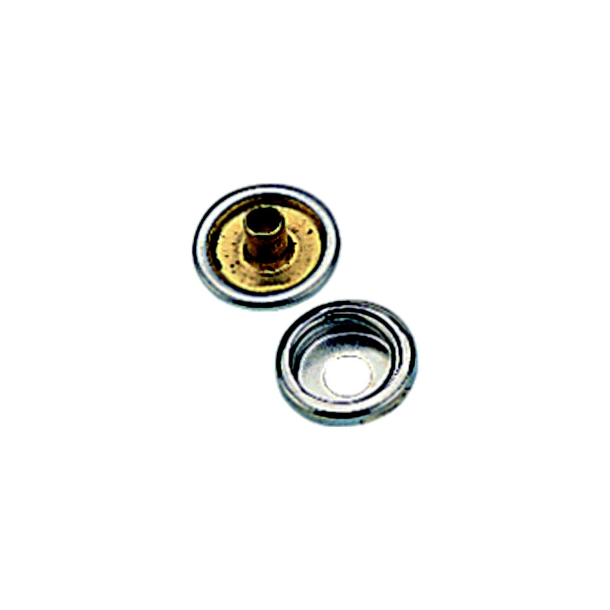 Sea-Dog 2991081 Snap Cap &amp; Socket, Nickel Plated Brass, 6 sets