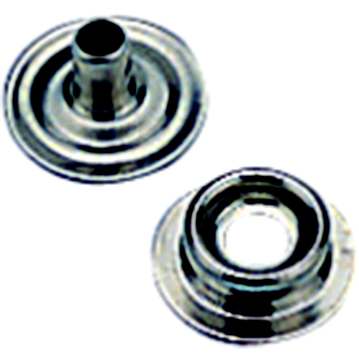 Sea-Dog 2991101 Eyelet Snap Stud, Nickel Plated Brass, 6 sets