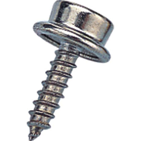 Sea-Dog 2991141 Screw Snap Stud (#8 Screw), Nickel Plated Brass, 6 sets