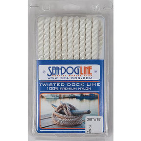 Sea Dog Premium Twisted Three-Strand Nylon Dock Line