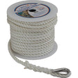 Sea Dog 301110100WH1 Premium Twisted 3-Strand Nylon Anchor Line, 3/8″ x 100'