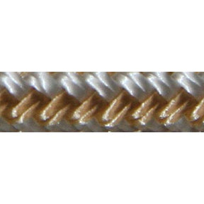 Sea Dog 302112025GW1 Premium Double Braided Nylon Dock Line, 1/2″ x 25', Gold/White