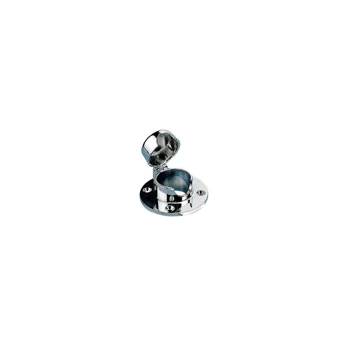 SeaDog 322080 Die Cast Brass Chrome Plated Hinged Chain Deck Pipe - #8 Fastener