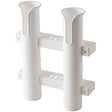 2 Pole Rod Storage Rack, White